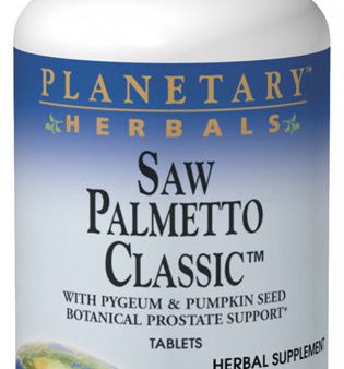 PLANETARY HERBALS - Saw Palmetto Classic - 90 Tablets Online now