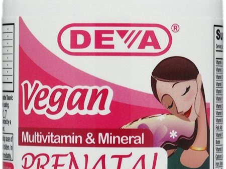 DEVA - Vegan Prenatal Multivitamin and Mineral - 90 Tablets Supply