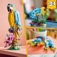 Playset Lego Creator 31136 Exotic parrot with frog and fish 3-in-1 253 Pieces For Sale