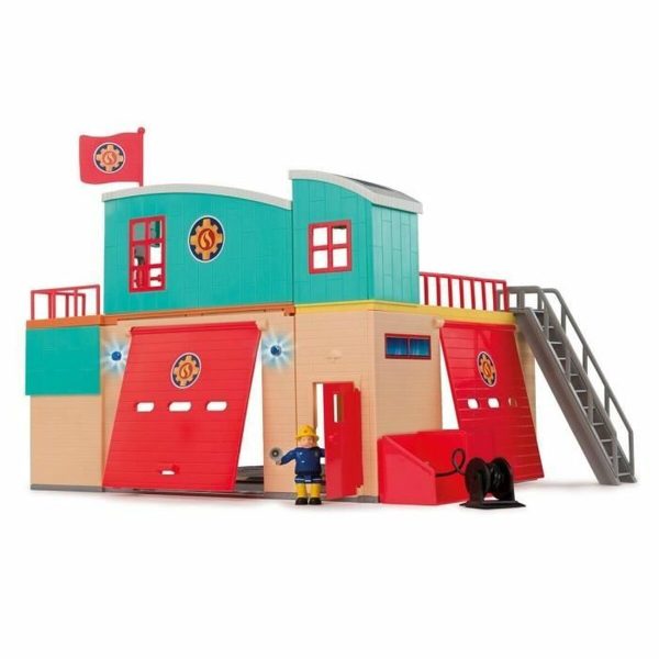 Playset Smoby Caserne de Pompiers Électronique Online Sale