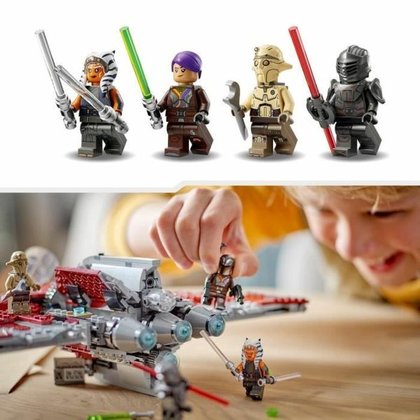 Playset Lego Star Wars 75362 Ahsoka Tano s T6 Jedi Shuttle 599 Pieces Online Hot Sale