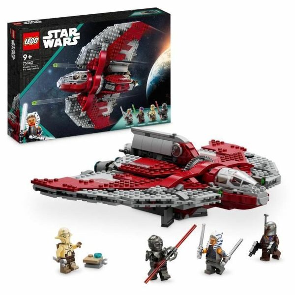 Playset Lego Star Wars 75362 Ahsoka Tano s T6 Jedi Shuttle 599 Pieces Online Hot Sale