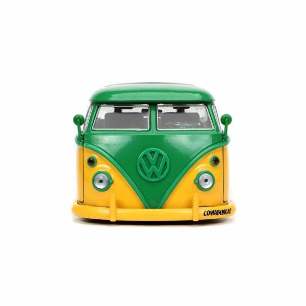 Playset Teenage Mutant Ninja Turtles Leonardo & 1962 Volkswagen Bus 2 Pieces Fashion