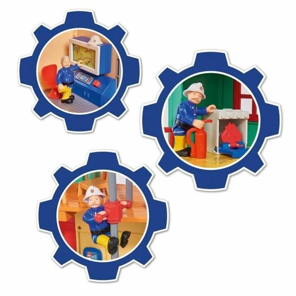 Playset Smoby Caserne de Pompiers Électronique Online Sale