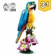 Playset Lego Creator 31136 Exotic parrot with frog and fish 3-in-1 253 Pieces For Sale