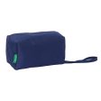 School Case Benetton Varsity Grey Navy Blue 22 x 10 x 10 cm Supply