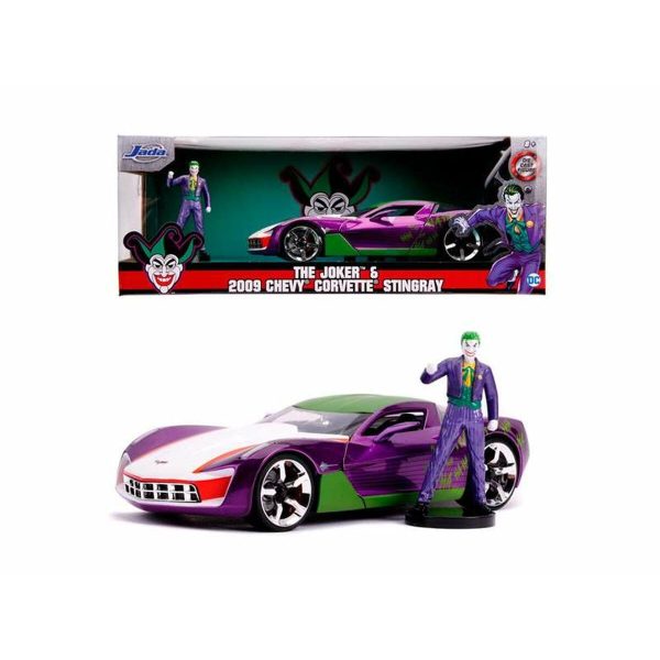 Playset Batman Joker & 2009 Chevy Corvette Stingray Cheap