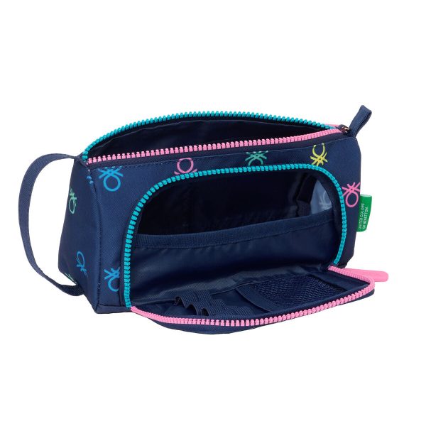 School Case Benetton Cool Navy Blue 20 x 11 x 8.5 cm Online