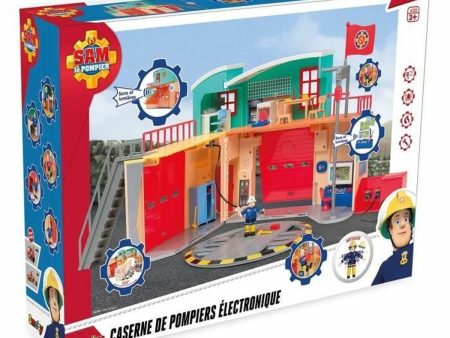 Playset Smoby Caserne de Pompiers Électronique Online Sale