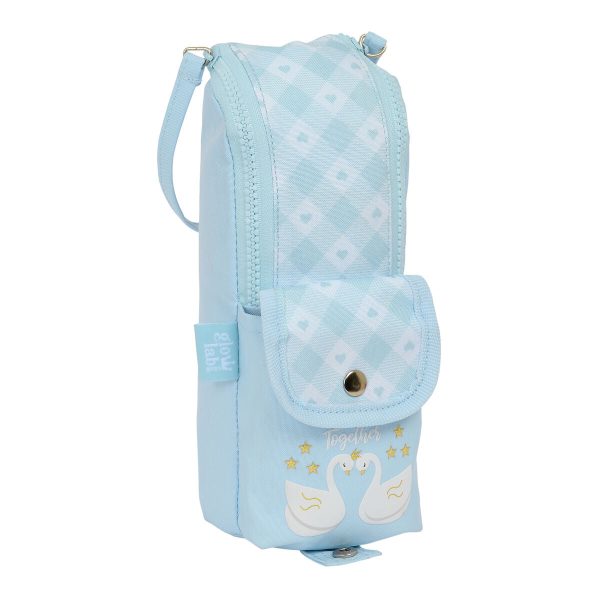 School Case Glow Lab Cisnes Light Blue 6 x 21 x 6 cm Online Sale