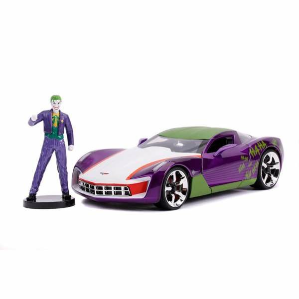 Playset Batman Joker & 2009 Chevy Corvette Stingray Cheap