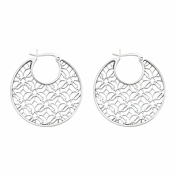 Ladies  Earrings Police PJ25593ESS.01 Stainless steel 3 cm on Sale