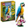 Playset Lego Creator 31136 Exotic parrot with frog and fish 3-in-1 253 Pieces For Sale