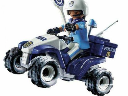 Vehicle Playset Playmobil Speed Quad City Action 71092 Police Officer (21 pcs) For Cheap