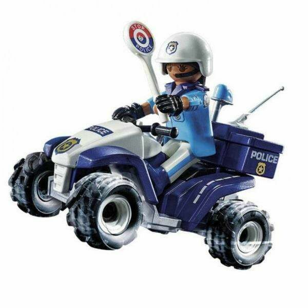 Vehicle Playset Playmobil Speed Quad City Action 71092 Police Officer (21 pcs) For Cheap