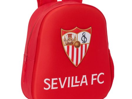 3D Child bag Sevilla Fútbol Club Red 27 x 33 x 10 cm For Sale