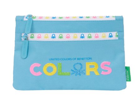 School Case Benetton Spring Sky blue 23 x 16 x 3 cm Supply