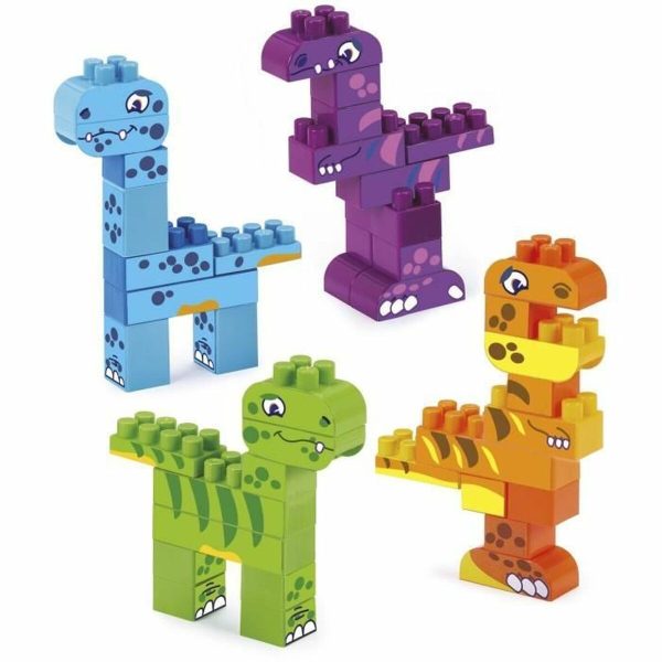 Playset Ecoiffier Dinosaur box Dinosaurs 150 Pieces Fashion