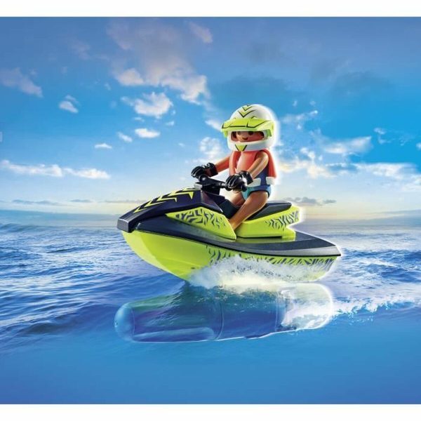 Playset Playmobil Action Heroes - Fireboat and Water Scooter 71464 52 Pieces Discount