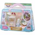 Playset Sylvanian Families The fashion suitcase and big sister marshmallow mouse For Children Discount