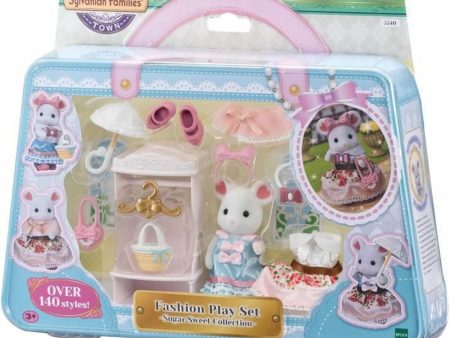 Playset Sylvanian Families The fashion suitcase and big sister marshmallow mouse For Children Discount