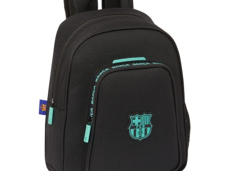 School Bag F.C. Barcelona Black 27 x 33 x 10 cm Discount