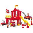 Playset Ecoiffier Fire Station 10 Pieces For Sale