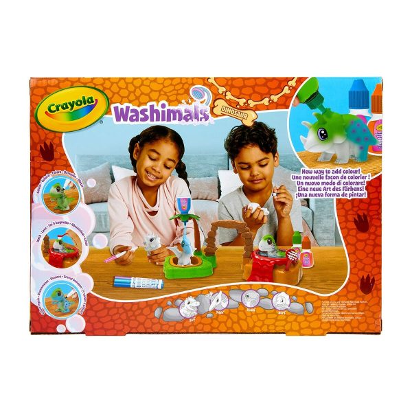 Playset Washimals Dinos Set Jurásico Crayola Washimals Dinosaurs Craft Game Sale