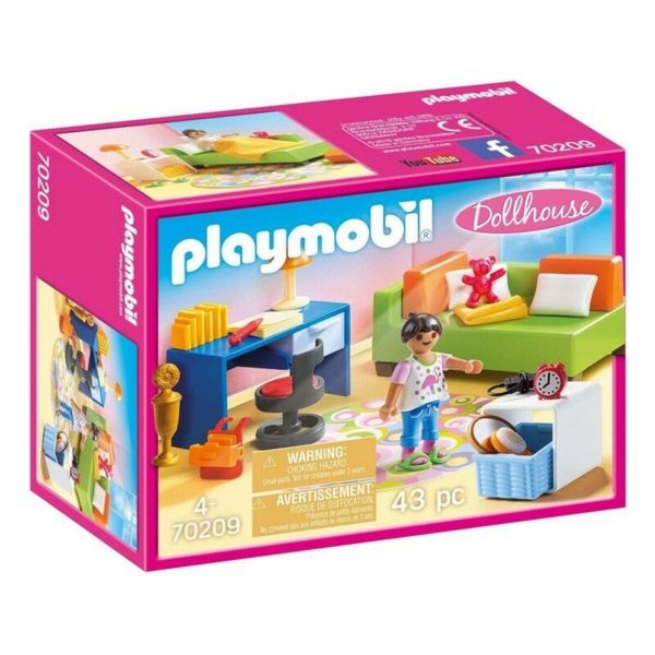 Playset Dollhouse Teenager s Room Playmobil 70209 (43 pcs) Online Sale