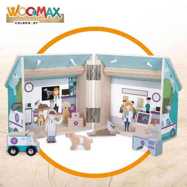 Playset Woomax Vet 9 Pieces 4 Units 19 x 18 x 19 cm Hot on Sale