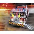 Vehicle Playset   Playmobil Fire Truck with Ladder 70935         113 Pieces Online Sale