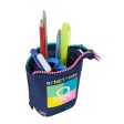 Pencil Holder Case Benetton Cool Navy Blue 8 x 19 x 6 cm Online