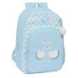 School Bag Glow Lab Cisnes Blue 30 x 46 x 14 cm Fashion