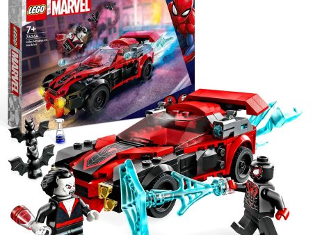 Playset Lego Marvel Miles Morales vs. Morbius 220 Pieces Online Hot Sale