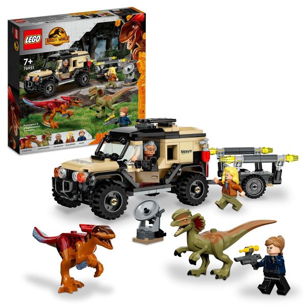 Playset Lego 76951 Jurassic World Transport of Pyroraptor and Dilophosaurus Fashion