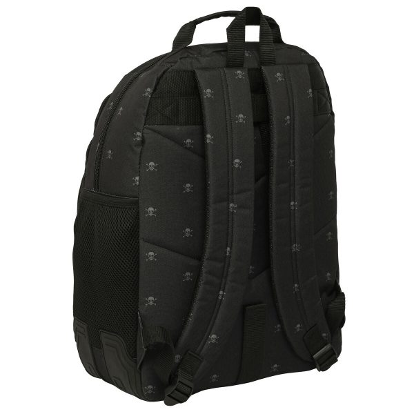 School Bag Safta California Black 32 x 42 x 15 cm Supply