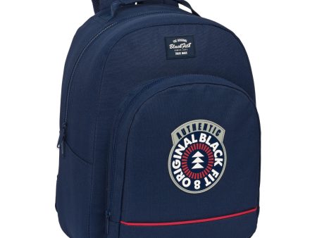 School Bag BlackFit8 Navy Blue 32 x 42 x 15 cm Online now