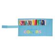 Pencil Case Benetton Spring Roll-up Sky blue 7 x 20 x 7 cm (27 Pieces) Online Hot Sale