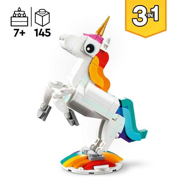 Playset Lego Creator Magic Unicorn 31140 3-in-1 145 Pieces Online now