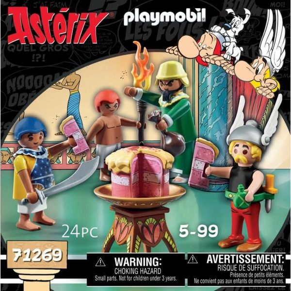 Playset Playmobil Asterix: Amonbofis and the poisoned cake 71268 24 Pieces Fashion