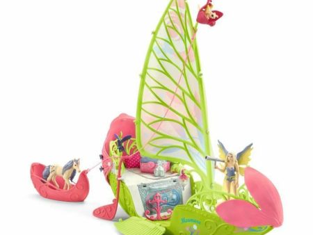 Playset Schleich Sera s magical flower boat 19 Pieces Horse Online Hot Sale