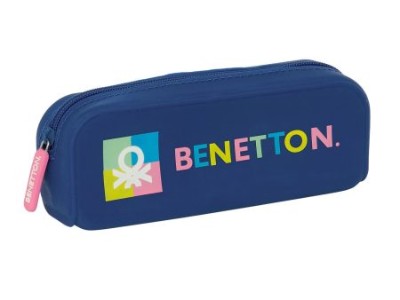 School Case Benetton Cool Navy Blue 18.5 x 7.5 x 5.5 cm Online Sale