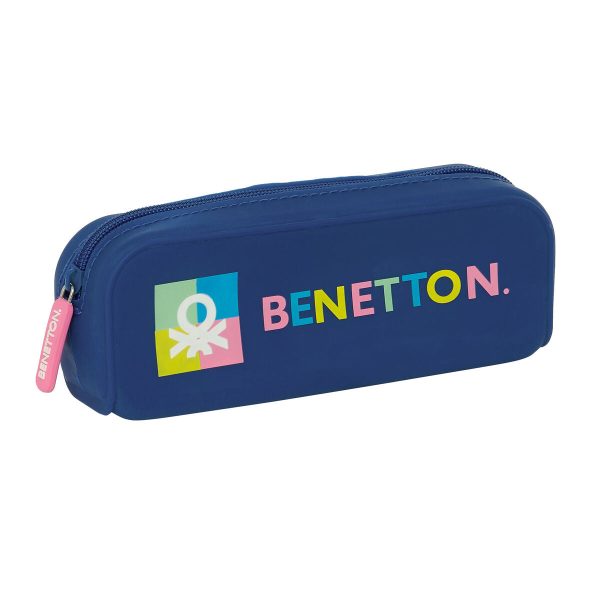 School Case Benetton Cool Navy Blue 18.5 x 7.5 x 5.5 cm Online Sale