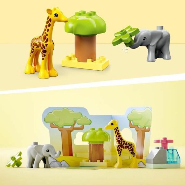 Playset Lego DUPLO African Wild Animals, 10 Pieces Discount