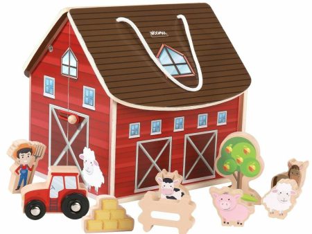 Playset Woomax Farm 9 Pieces 4 Units 19 x 18 x 19 cm For Discount