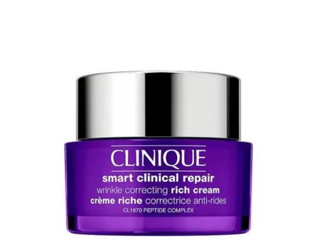 Clinique - Smart Clinical Repair - Wrinkle Correcting Cream - Rich Cream - Crème Riche Correctrice Anti-Rides - CL1870 Peptide Complex For Sale