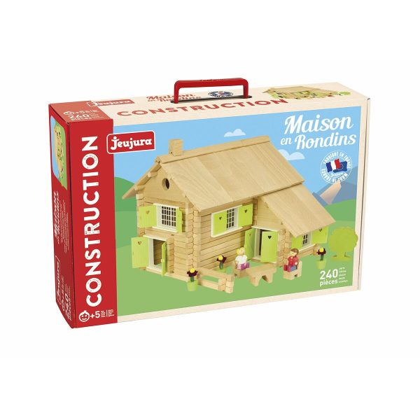 Playset Jeujura  Log house 240 Pieces Cheap