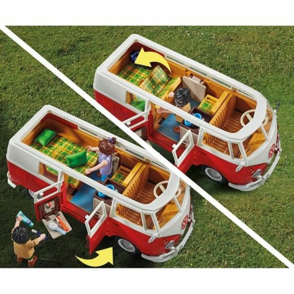 Vehicle Playset Playmobil 70176 Volkswagen T1 Bus Red Online Hot Sale