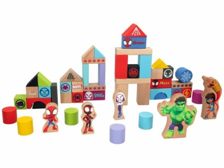 Playset Spidey Amazing Friends 50 Pieces 4 Units 8 x 9,5 x 1,5 cm Online now