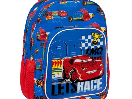 School Bag Cars Race ready Blue 33 x 42 x 14 cm Online Sale